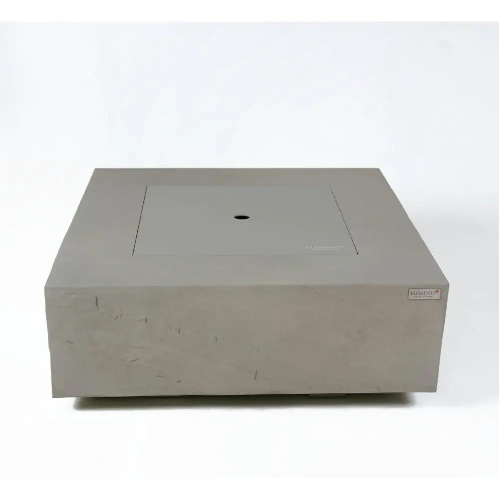 Capertee Outdoor Space Grey Fire Pit Table - Select Fuel Type by EnvelorHome