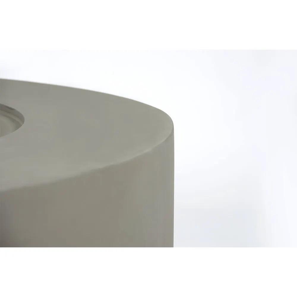 Colosseo Outdoor Light Grey Fire Pit Bowl - Select Fuel Type by EnvelorHome