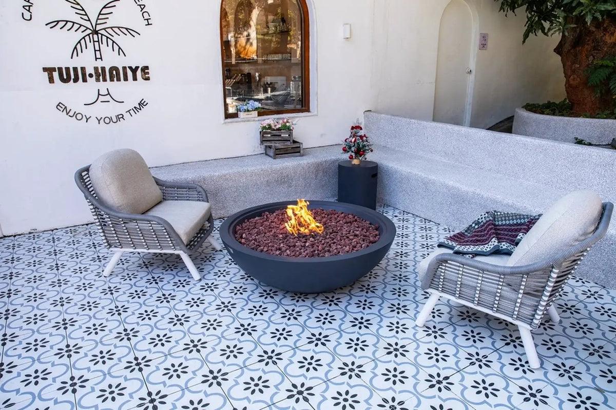 Elementi Plus Rose Bowl Fire Pit, 48 x 48 Inches by EnvelorHome