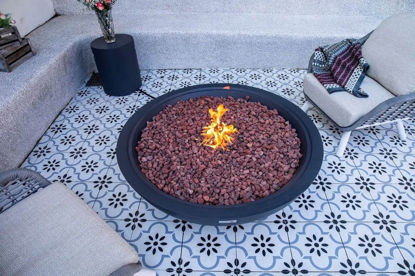 Sol Living Plus Rose Bowl Fire Pit, 48 x 48 Inches by EnvelorHome