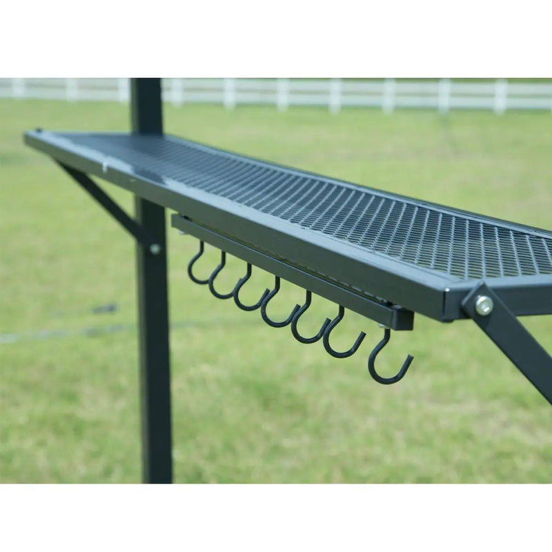 8-Ft x 5-Ft Steel Frame Outdoor Grill Gazebo with Vent Top Canopy by HomePacific