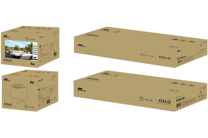 MSPA | OSLO | Frame Series | Rigid Hot Tub & Spa | Light up the night | Upto 6 Person, photo 39 of 39