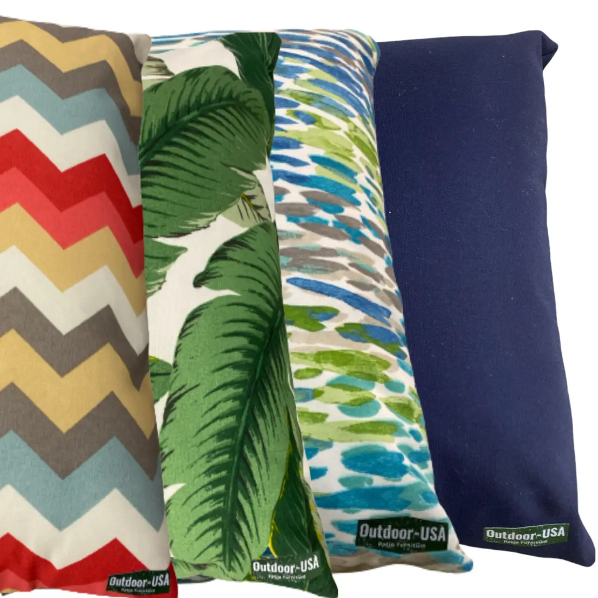 7" x 17" Lumbar Sunbrella® Outdoor Throw Pillow – Supportive Comfort with Weather-Resistant Style by Outdoor-USA®