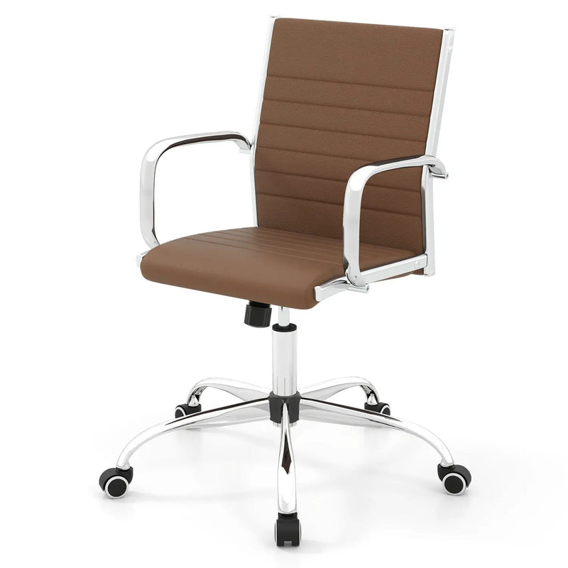 Height Adjustable Office Chair with Rocking Backrest by DirectDeals
