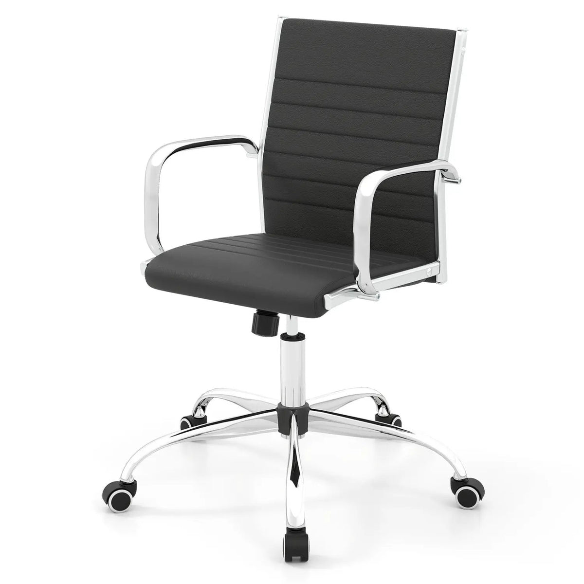 Height Adjustable Office Chair with Rocking Backrest by DirectDeals