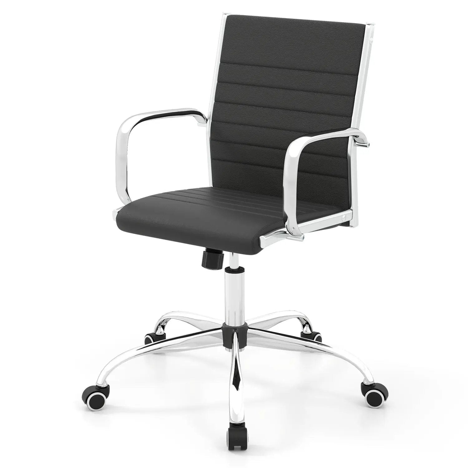 Height Adjustable Office Chair with Rocking Backrest by DirectDeals