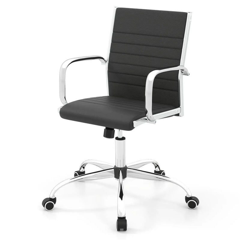 Height Adjustable Office Chair with Rocking Backrest by DirectDeals