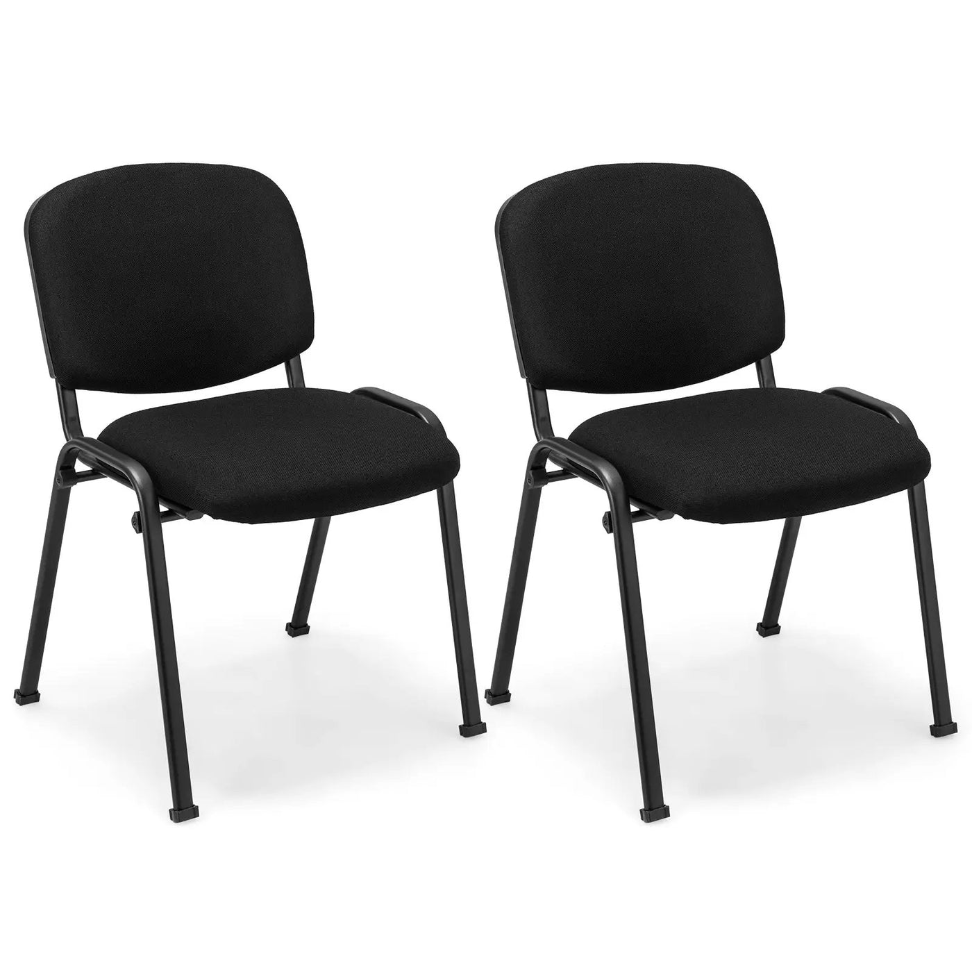 Office Chair with Metal Frame and Padded Cushions for Conference Room by DirectDeals