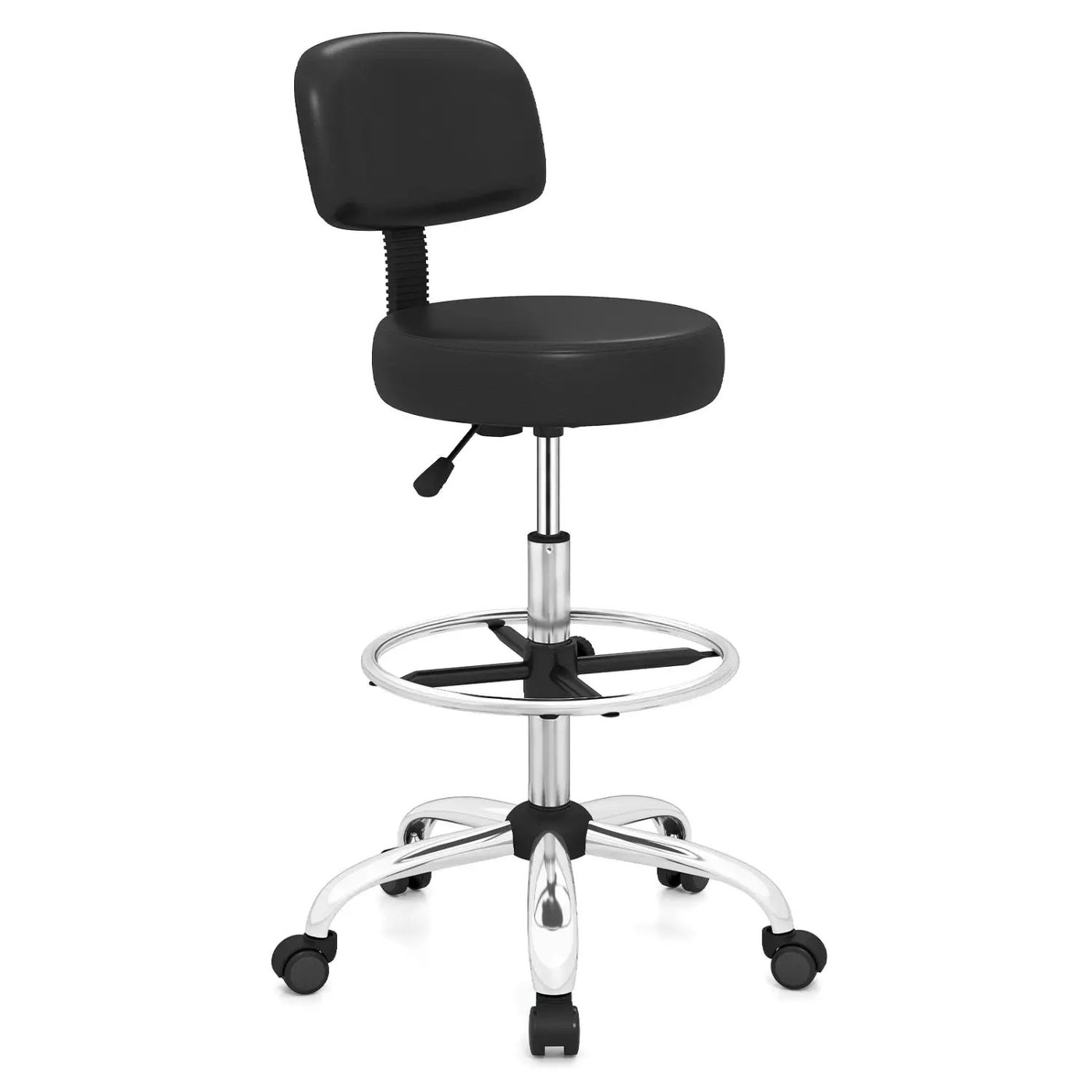Drafting Chair with Adjustable Height & Footring by DirectDeals