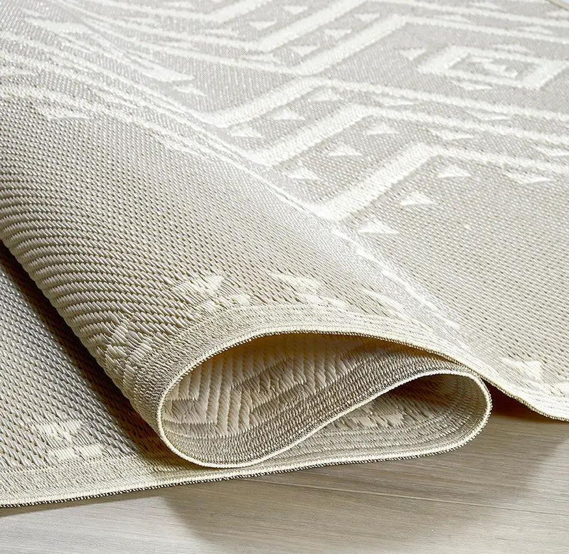 Ojai - Beige Outdoor Rug for Patio by Fab Habitat