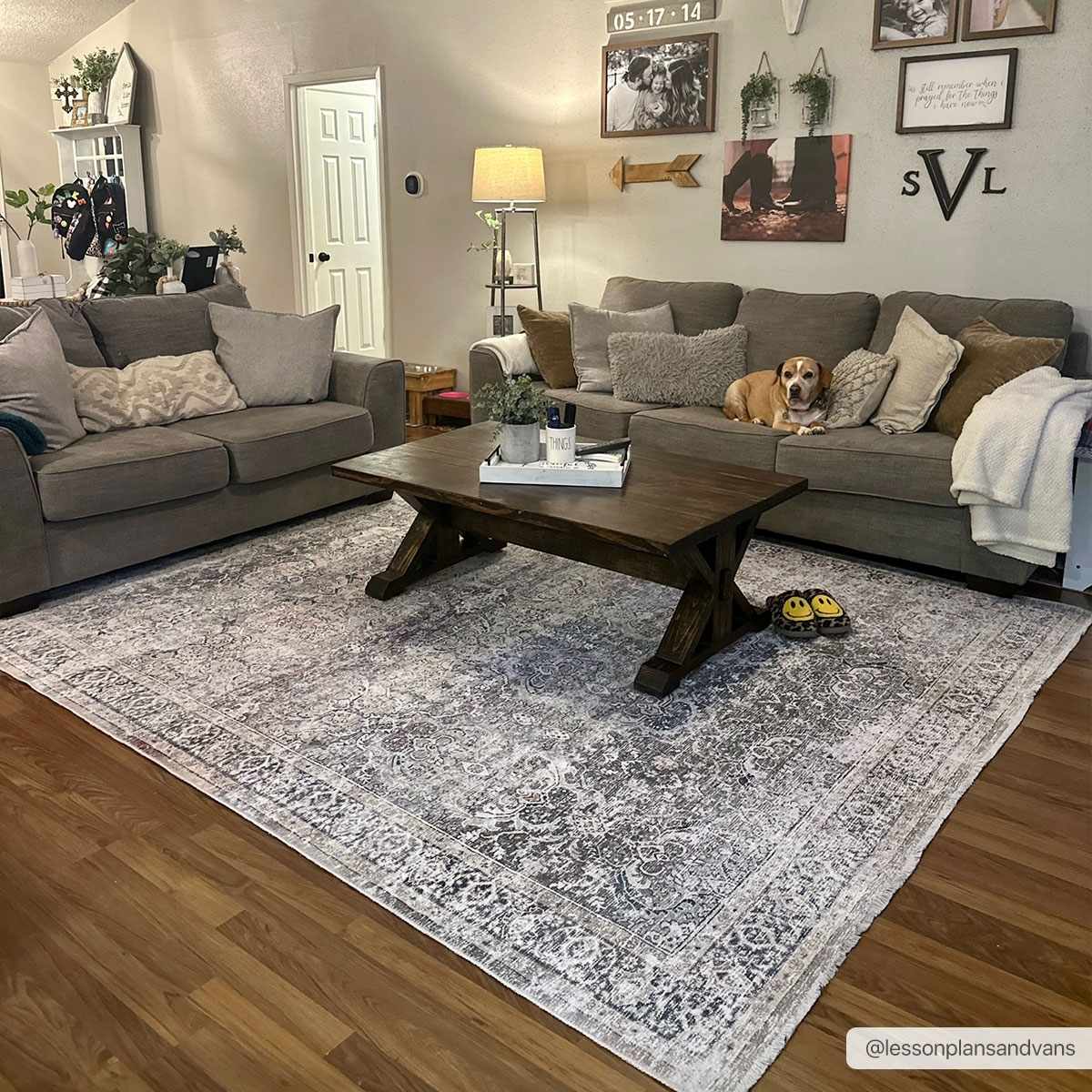 Olive Holi-2304 Washable Area Rug by Boutique Rugs