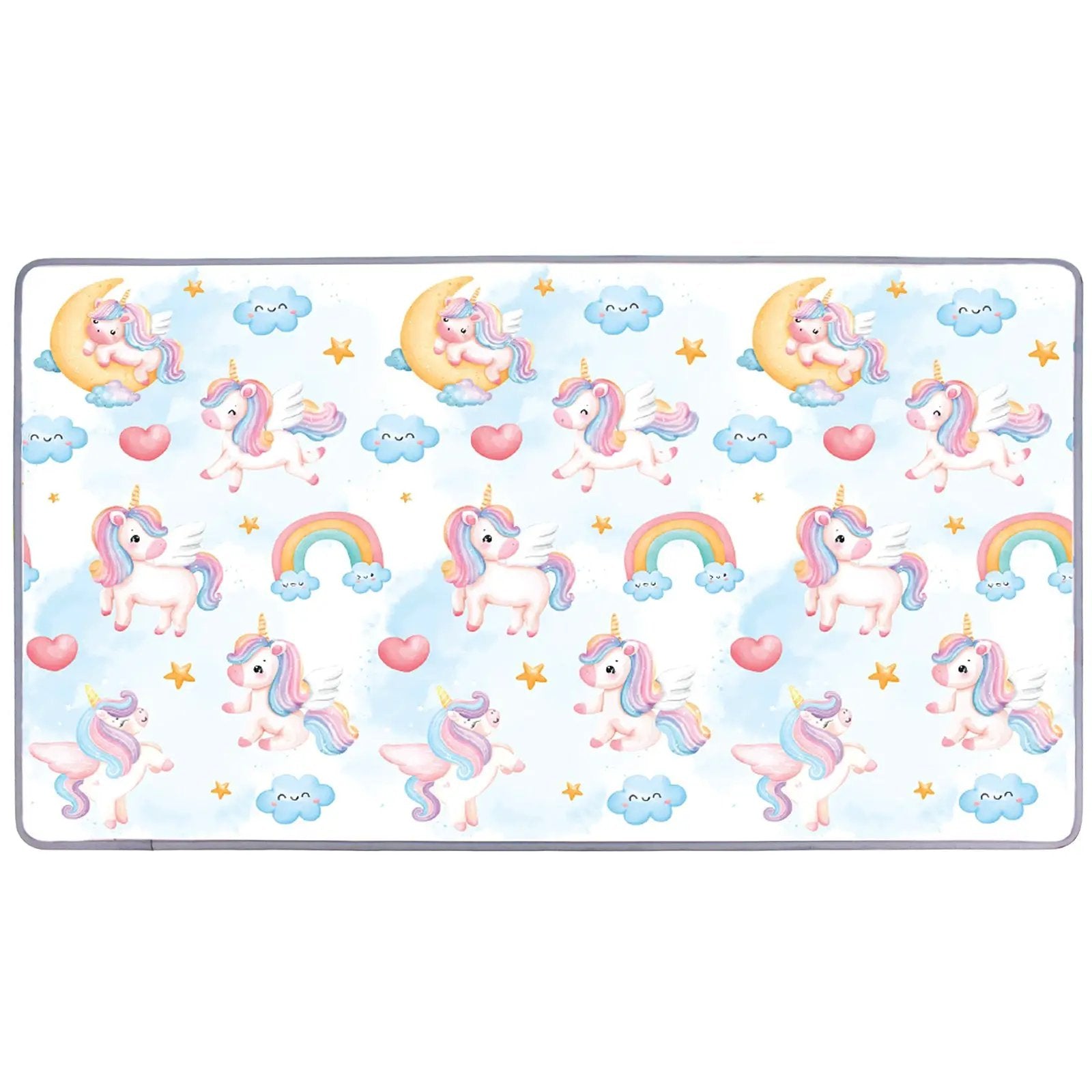 One-Piece Reversible Roll Up Soft Foam Activity Mat for Toddlers by DirectDeals