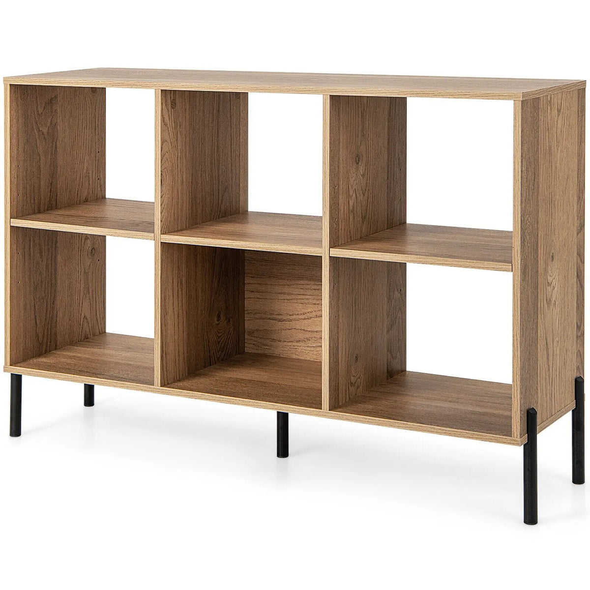 Open-Back Bookshelf with Drawer for Study by DirectDeals