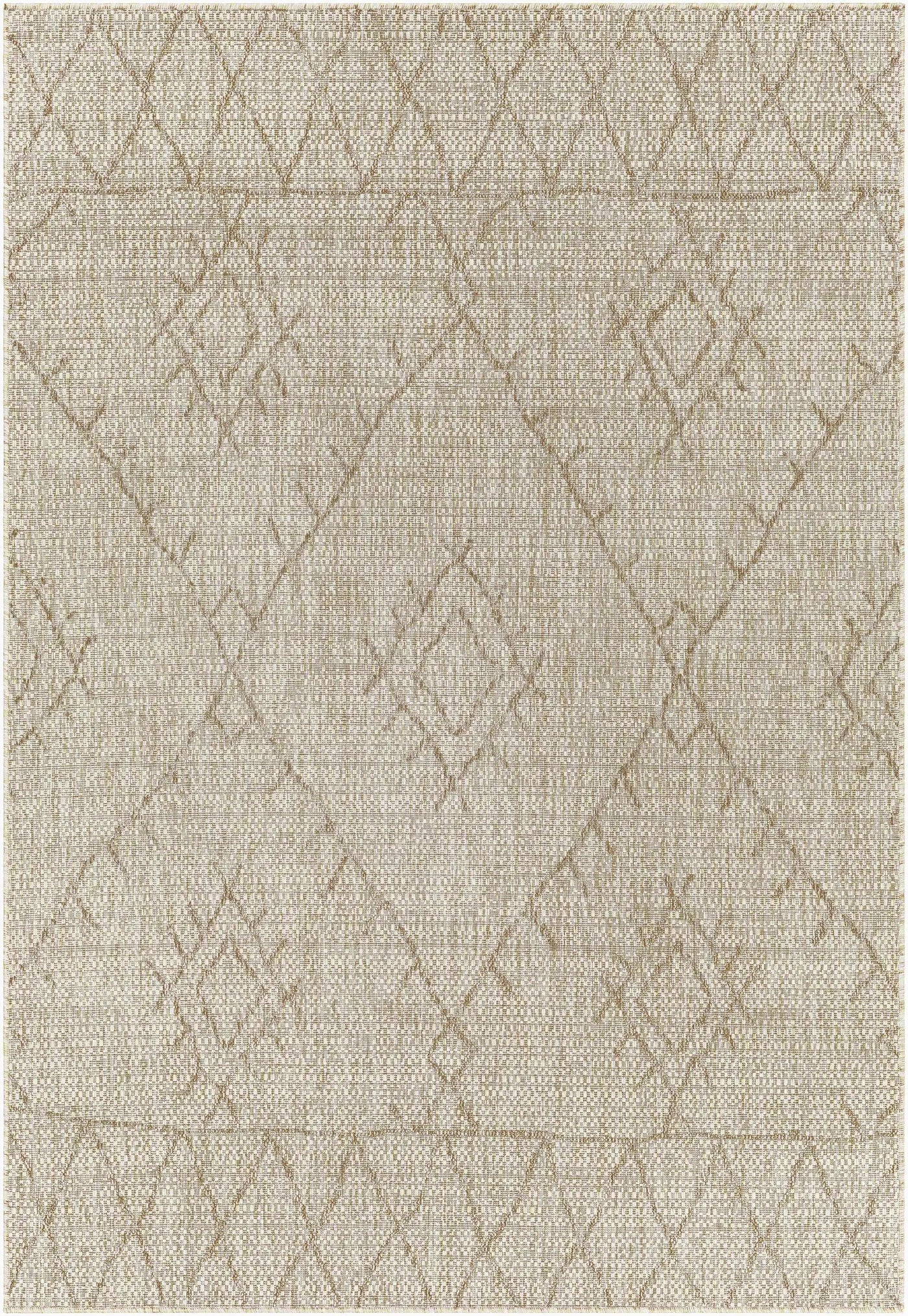Marwood Brown Nordic Outdoor Rug - Clearance by Boutique Rugs