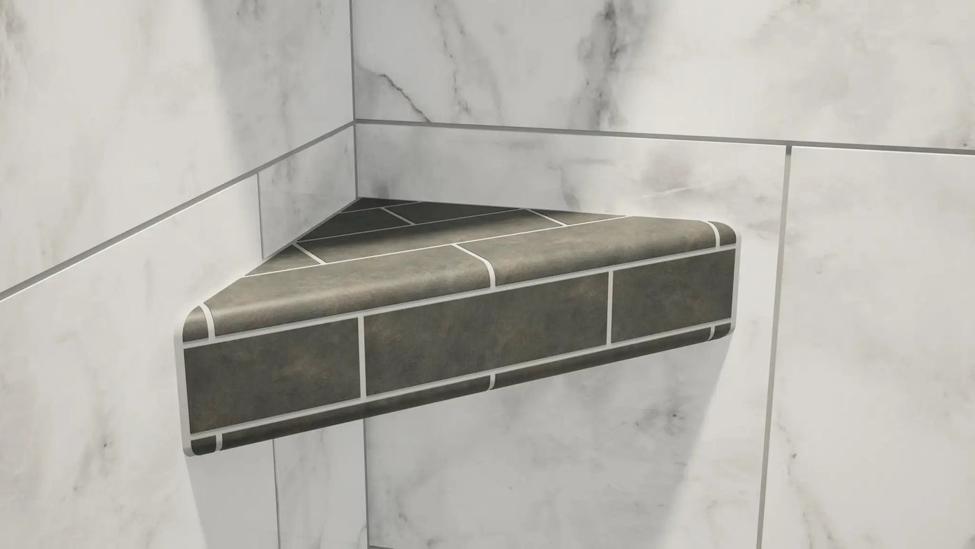 The Original™ Corner Shower Shelf (10" x 10") by The Original Granite Bracket