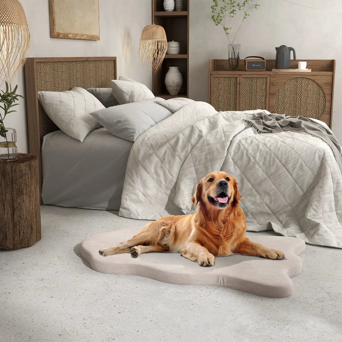 Orthopedic Dog Bed with Memory Foam Support for Large Dogs by DirectDeals
