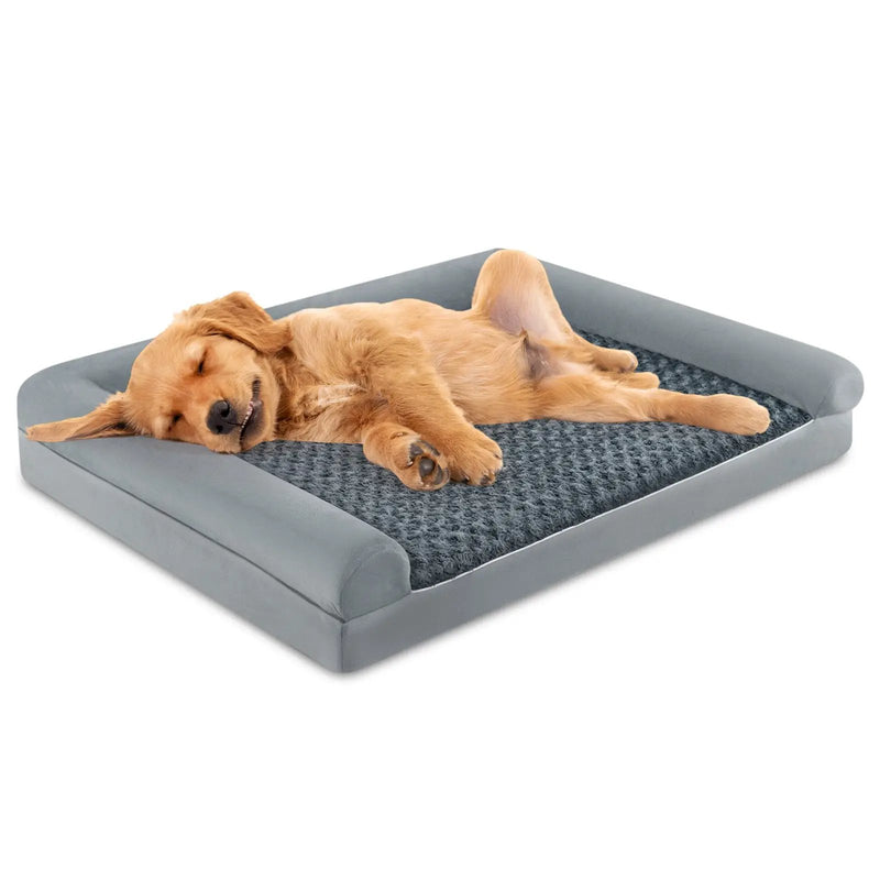 Orthopedic Foam Dog Bed Large Dog Sofa Couch with Removable Cover by DirectDeals