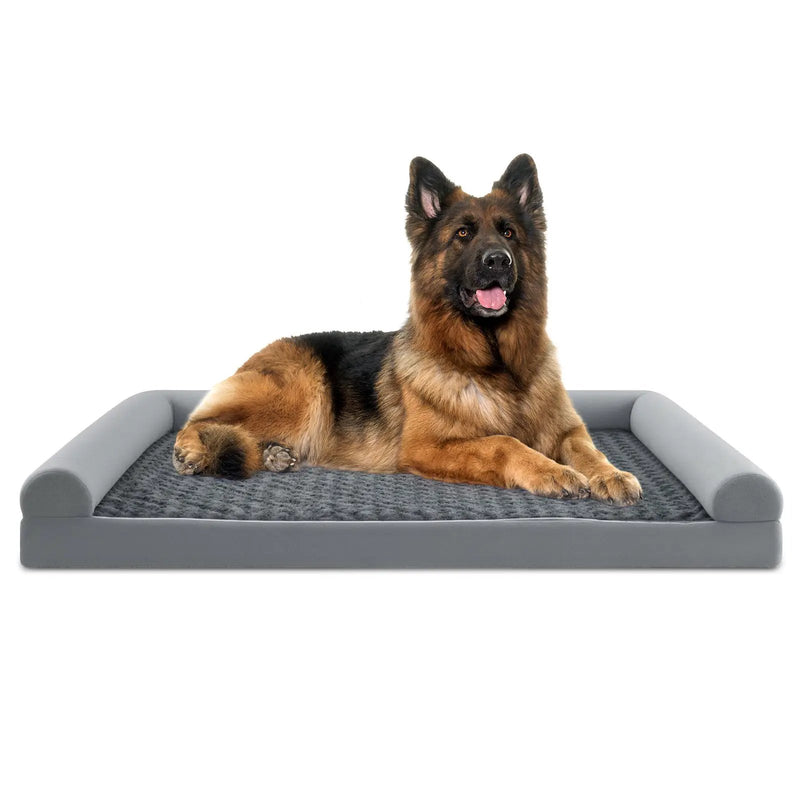 Orthopedic Foam Dog Bed Large Dog Sofa Couch with Removable Cover by DirectDeals