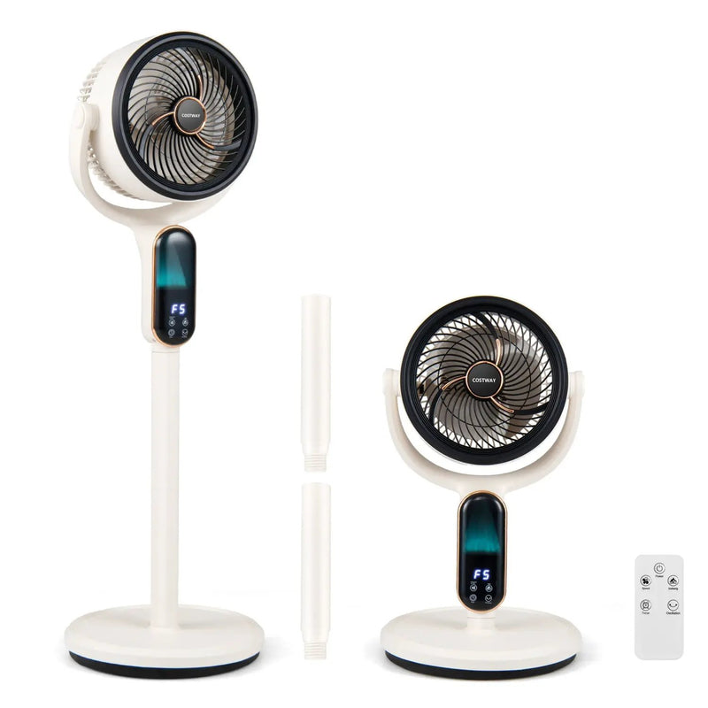 Oscillating Pedestal Fan with Remote and 8 Speeds by DirectDeals