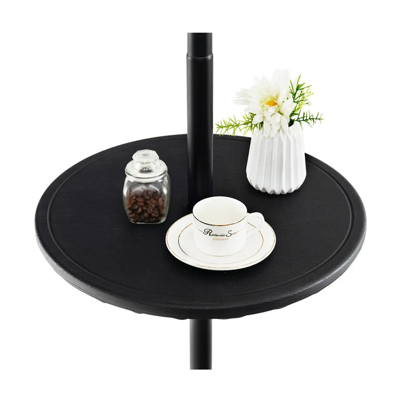 20 Inches Outdoor Adjustable Umbrella Table with 1.5 Inches Umbrella Hole by DirectDeals