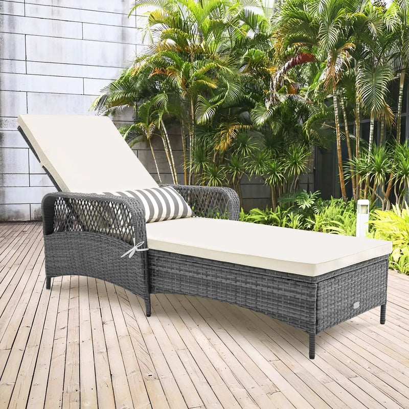 Outdoor Chaise Lounge Chair by DirectDeals