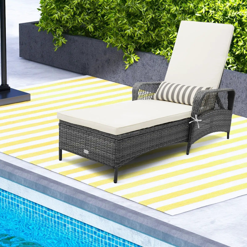 Outdoor Chaise Lounge Chair by DirectDeals