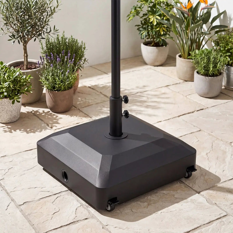 Fillable Umbrella Base with Wheels - Water/Sand Weighted by DirectDeals