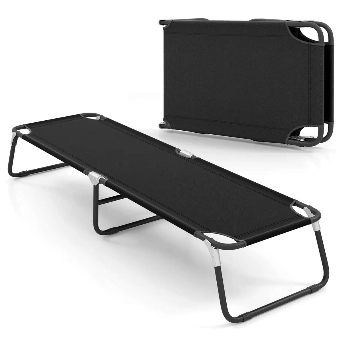 Outdoor Folding Camping Bed for Sleeping Hiking Travel by DirectDeals