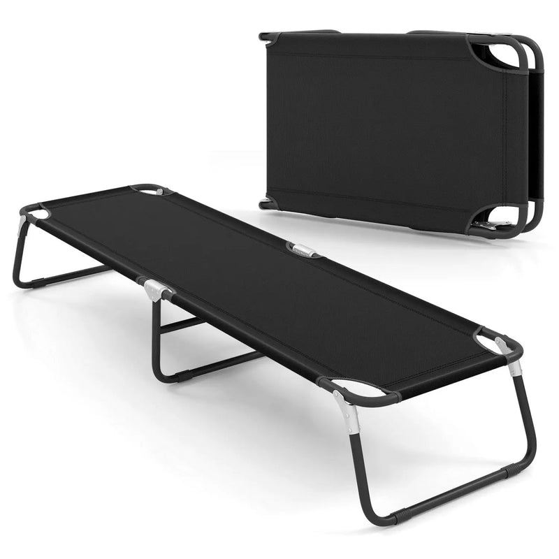 Outdoor Folding Camping Bed for Sleeping Hiking Travel by DirectDeals