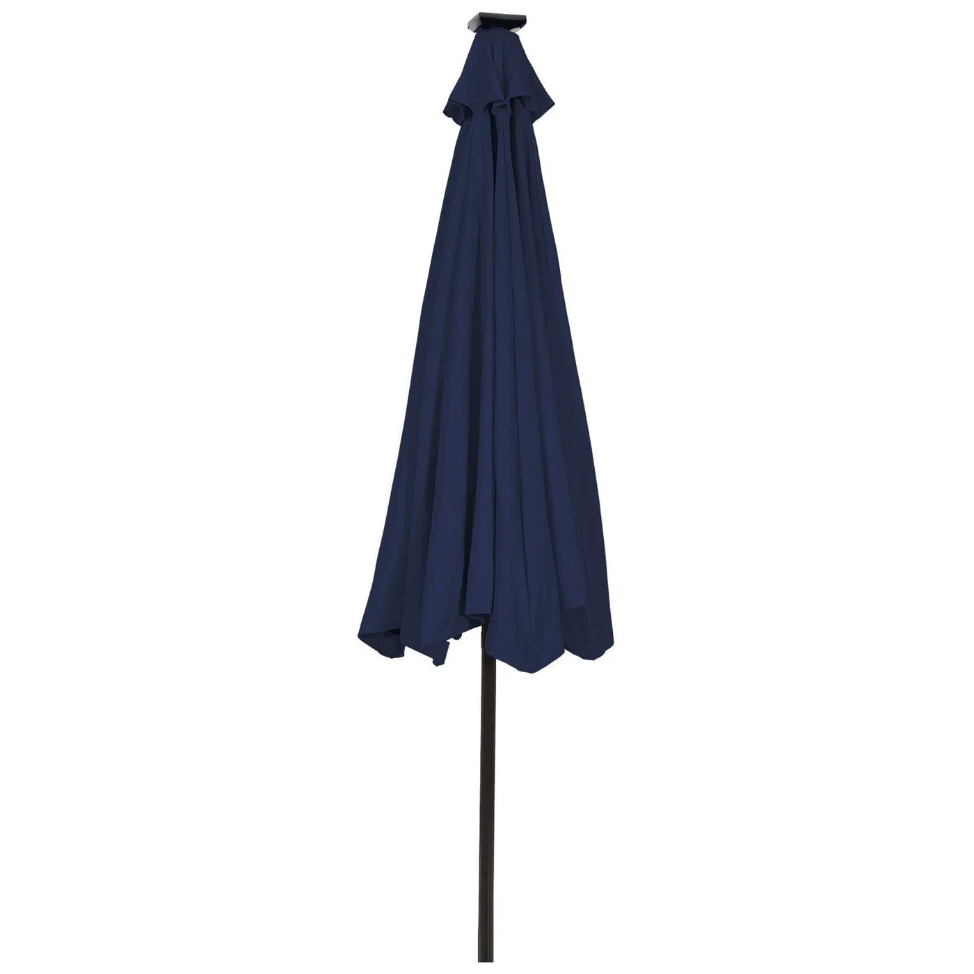 9 Feet Solar LED Lighted Patio Market Umbrella Tilt Adjustment Crank Lift by DirectDeals