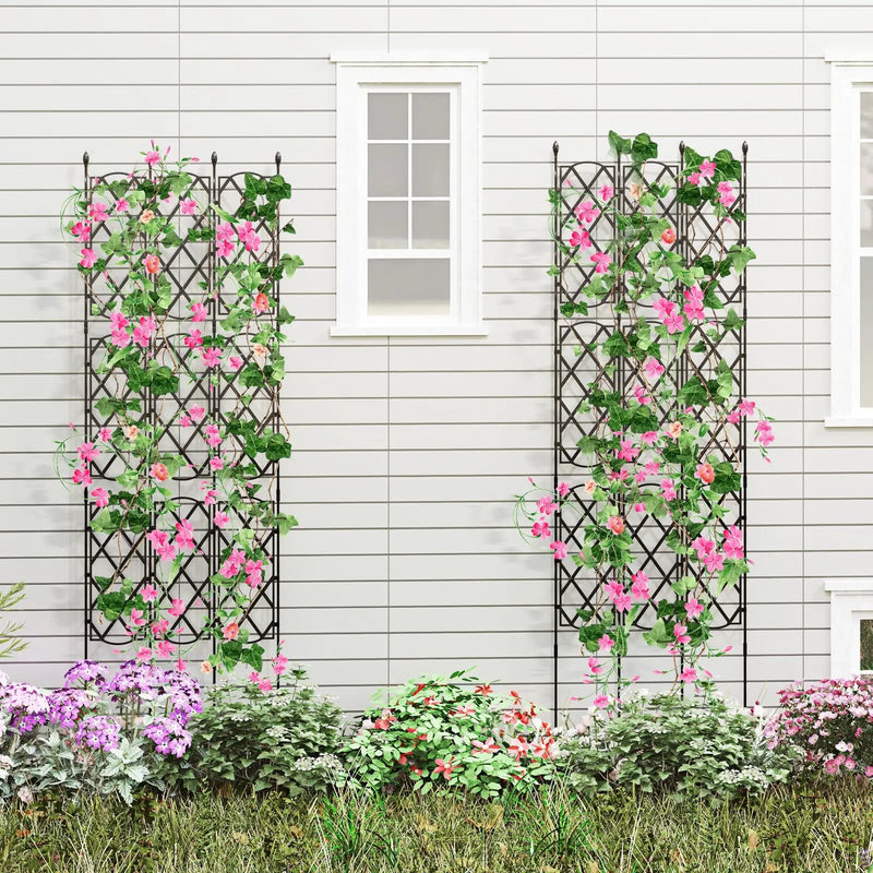 3-Pack Outdoor Plant Support Frame for Raised Garden Bed by DirectDeals
