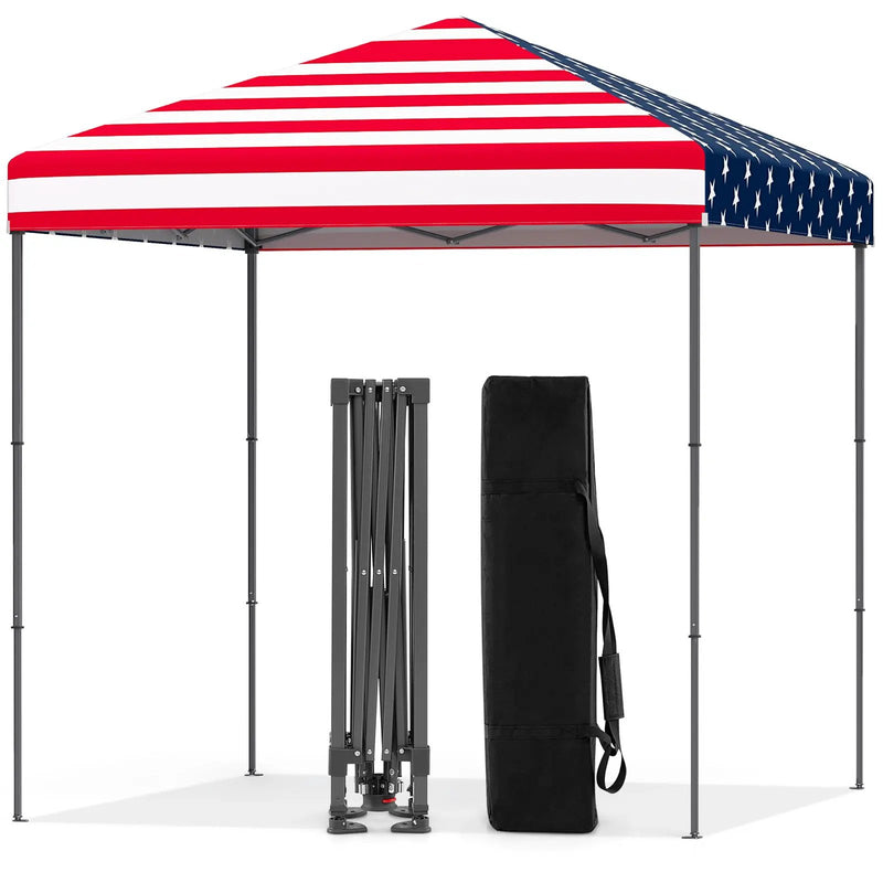 6.6 x 6.6 Feet Outdoor Pop-up Canopy Tent with UPF 50+ Sun Protection by DirectDeals