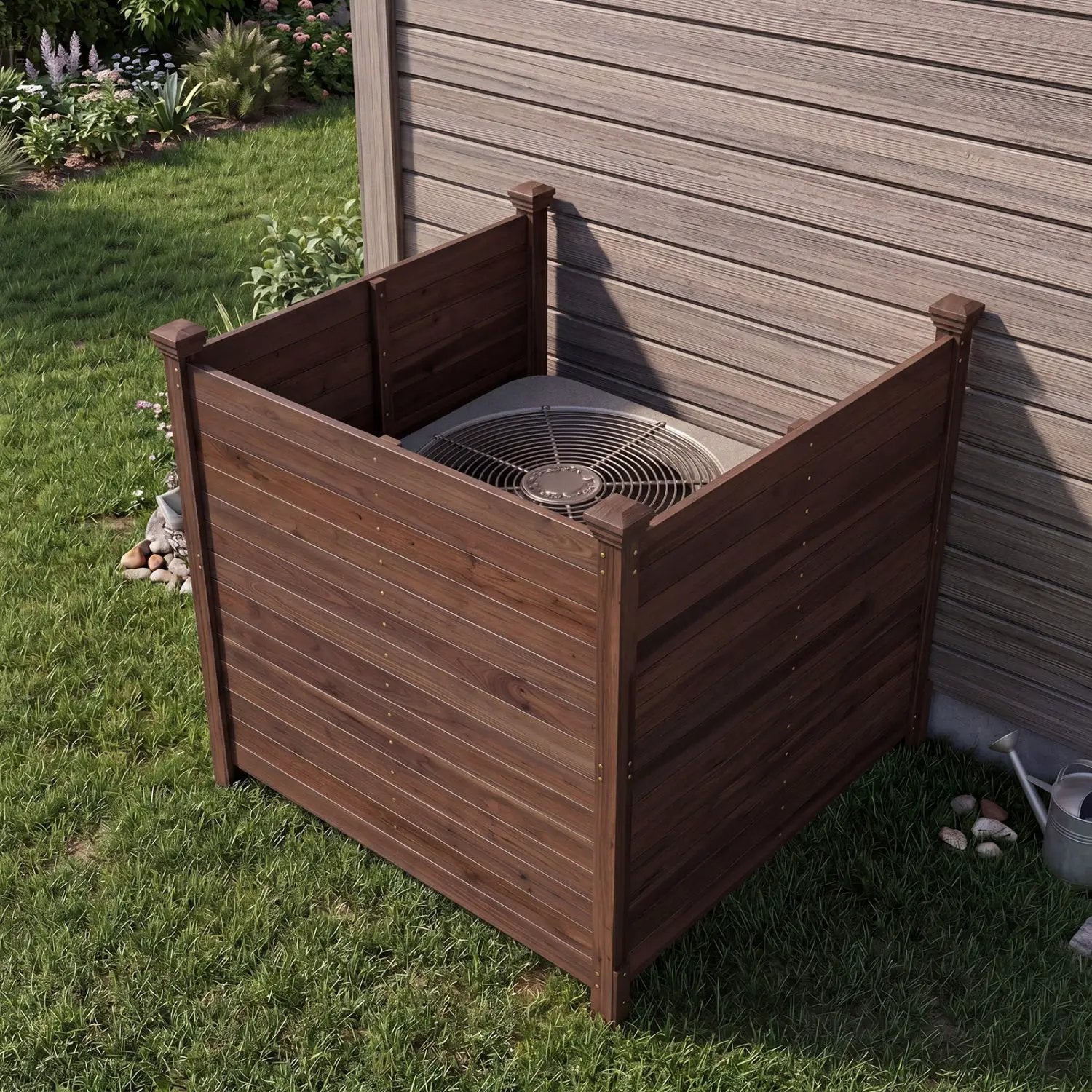 3-Panel Outdoor Privacy Fence for AC Units & Equipment by DirectDeals