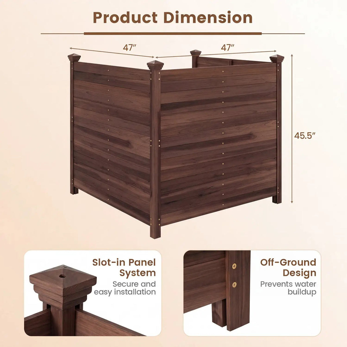3-Panel Outdoor Privacy Fence for AC Units & Equipment by DirectDeals