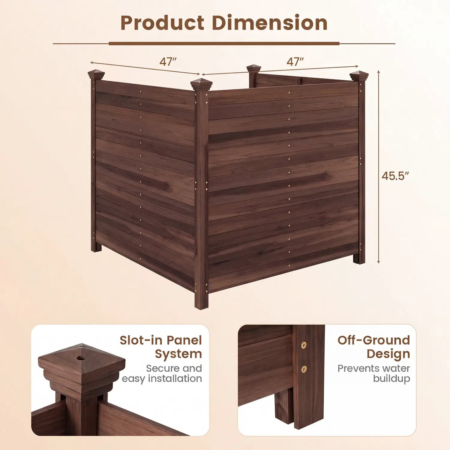 3-Panel Outdoor Privacy Fence for AC Units & Equipment by DirectDeals