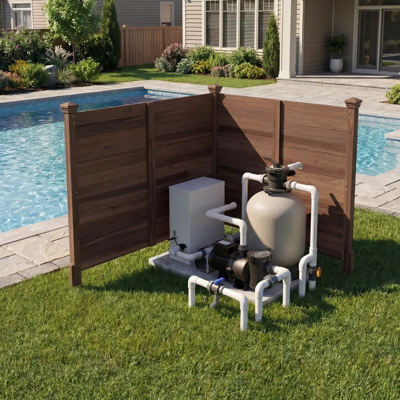 Outdoor Privacy Fence Screen for AC Units and Equipment by DirectDeals