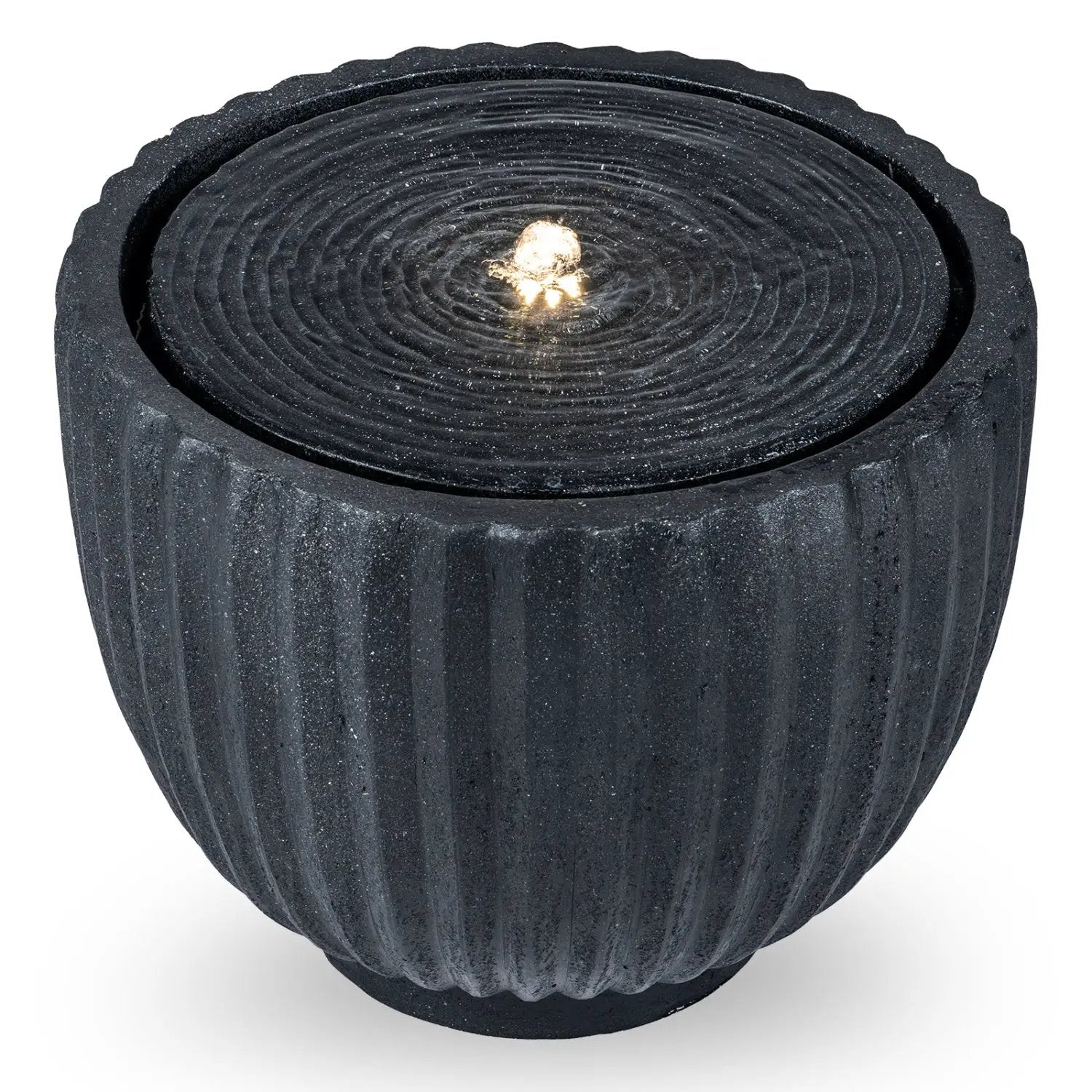 Outdoor Round Sphere Water Fountain with Pump for Garden by DirectDeals