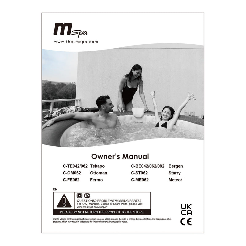 MSPA | TEKAPO | Comfort Series | Inflatable Hot Tub & Spa | Metallic Blue | Upto 6 Person, photo 29 of 30