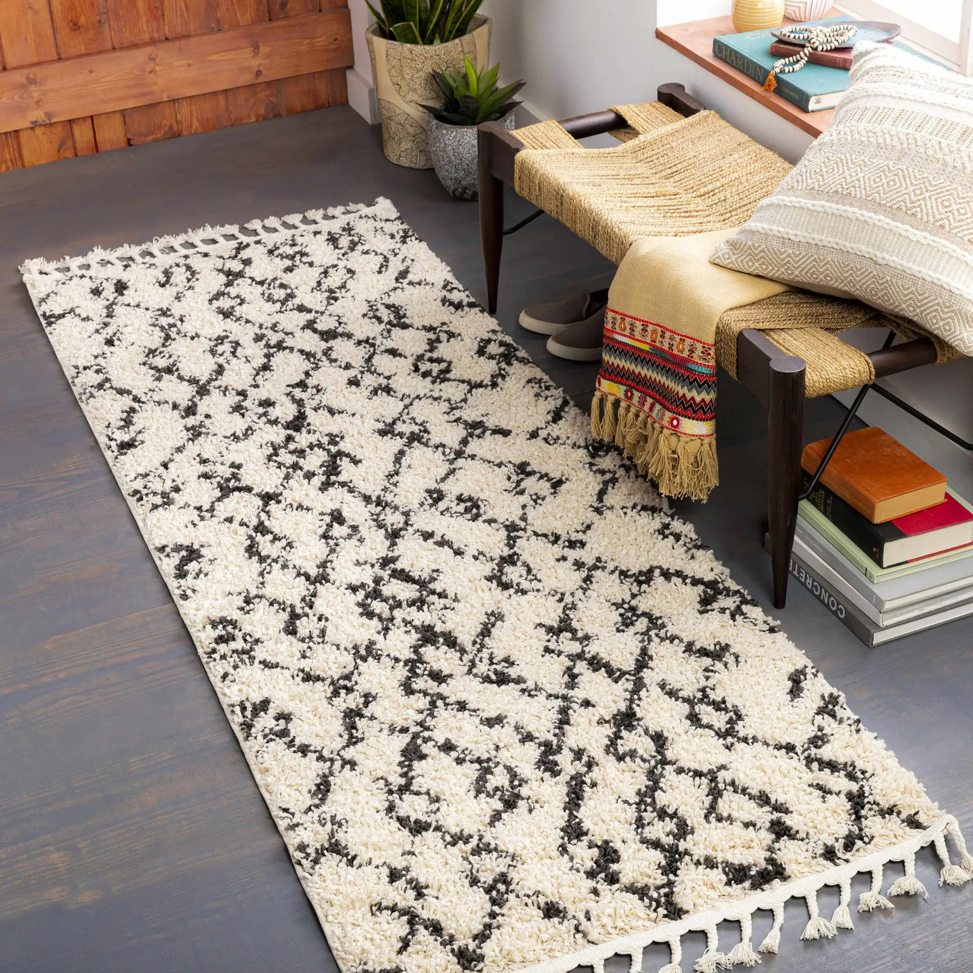 Pahala Moroccan Shag Area Rug - Clearance by Boutique Rugs