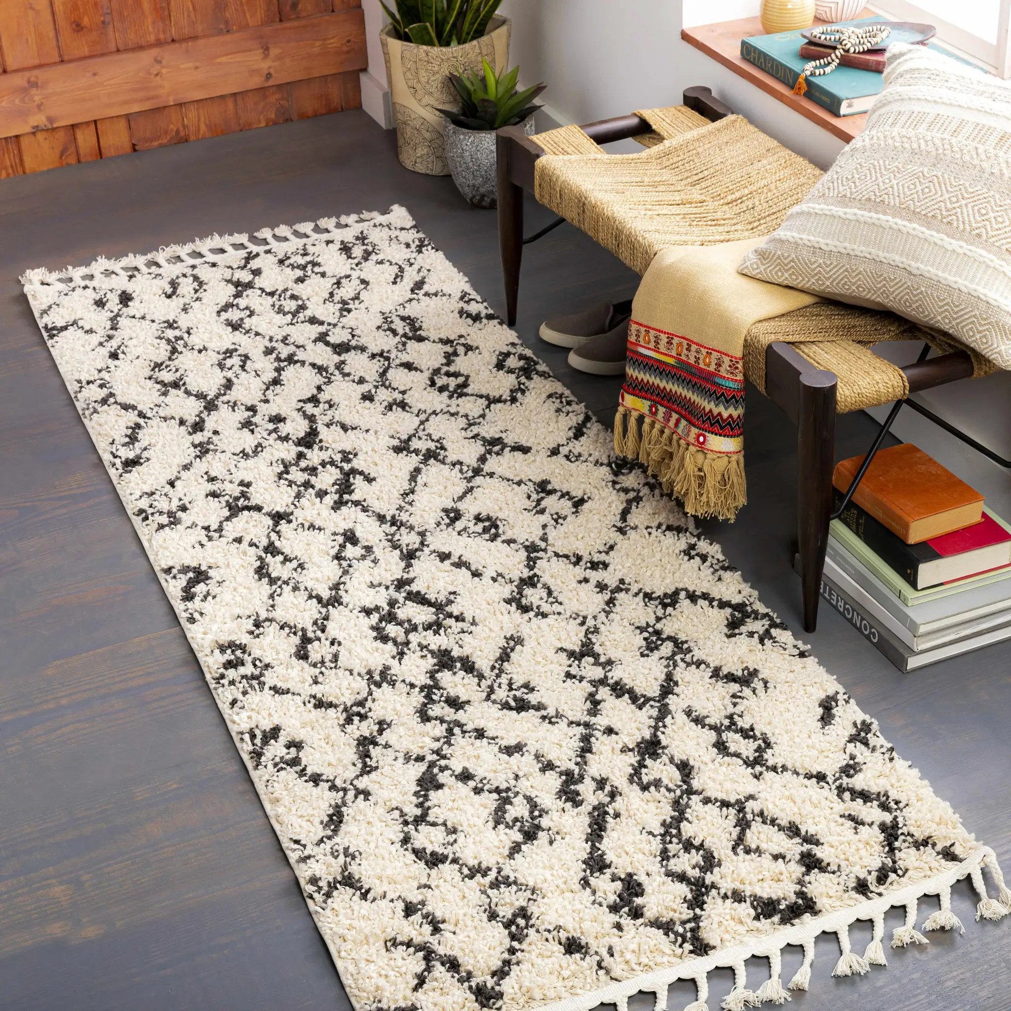 Pahala Moroccan Shag Area Rug - Clearance by Boutique Rugs