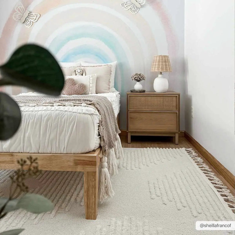 Palimbang Cream 3D Rug by Boutique Rugs