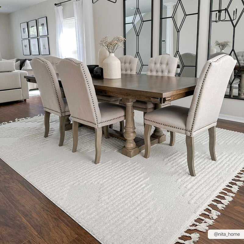 Palimbang Cream 3D Rug by Boutique Rugs