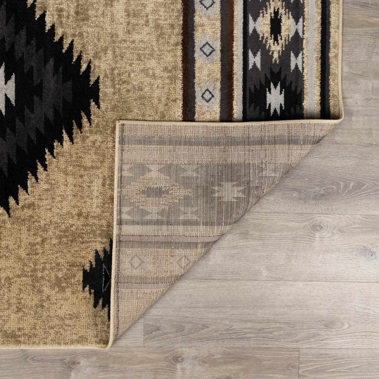 Buckhaven Brown Aztec Carpet by Boutique Rugs
