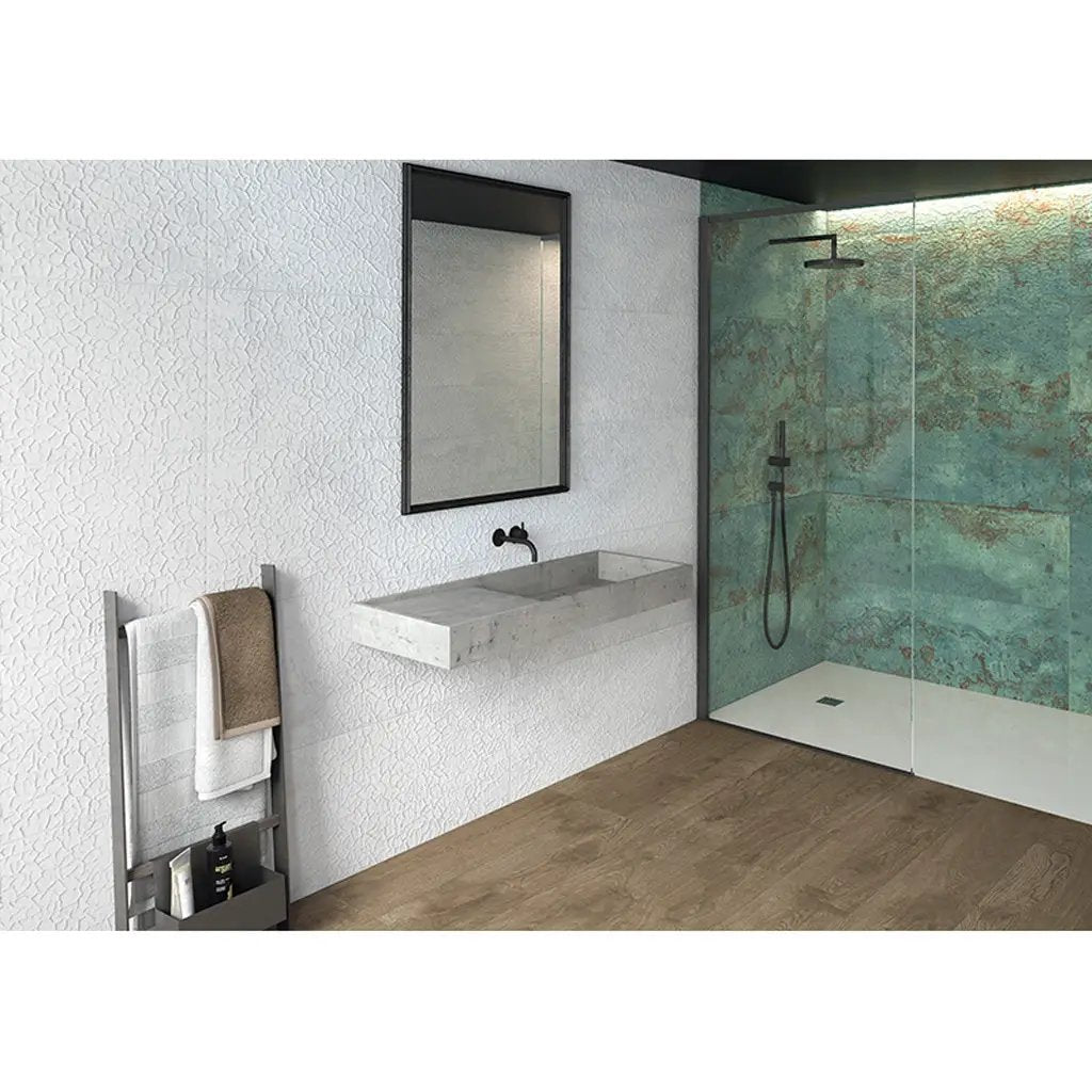 Viridian Green 18x48 Textured Ceramic Large Format Tile (3 pack, 17.23 sq ft/case) by Apollo Tile