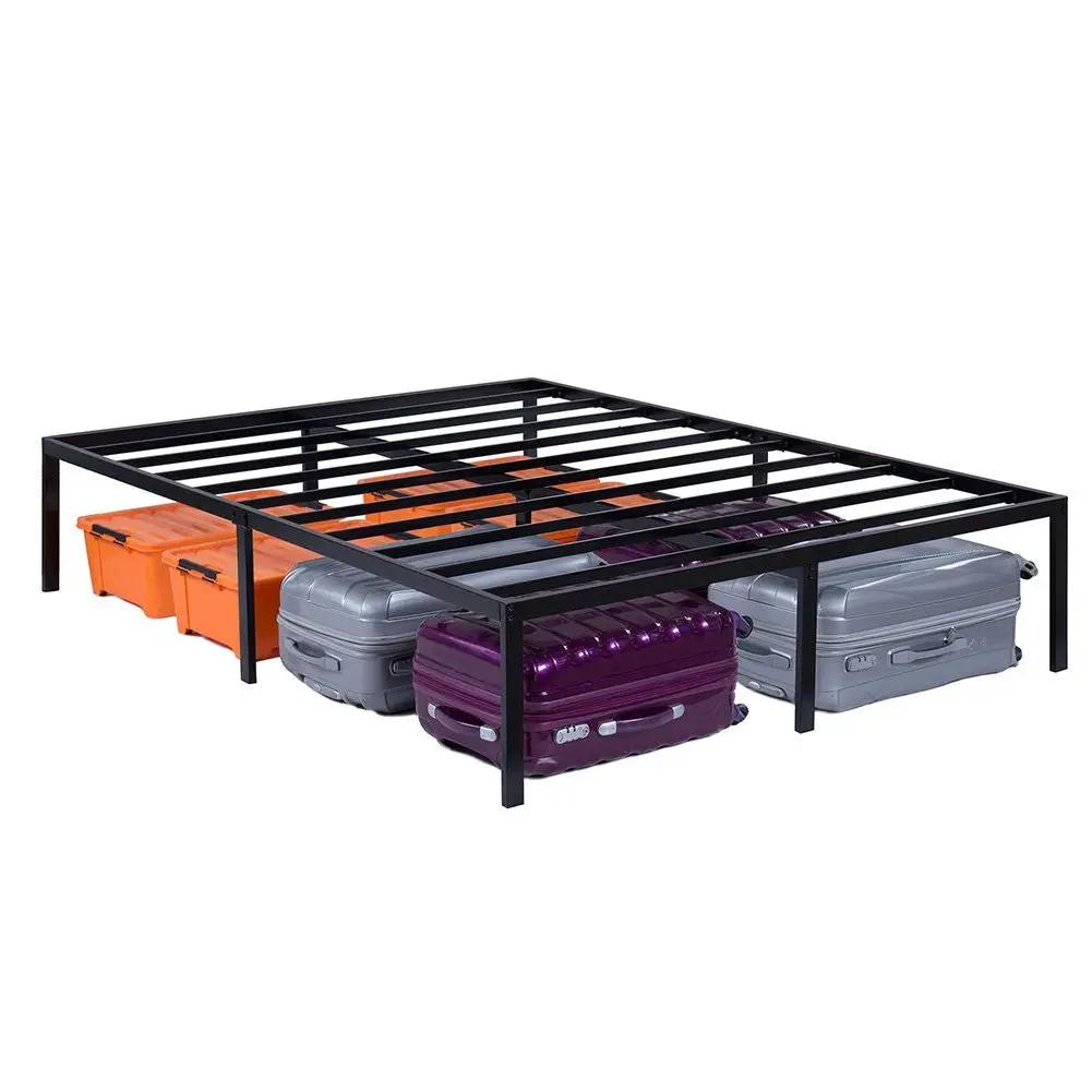 King size 16-inch High Heavy Duty Metal Platform Bed Frame by HomePacific
