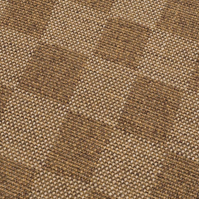 Kuval Checkered Brown Outdoor Rug by Boutique Rugs