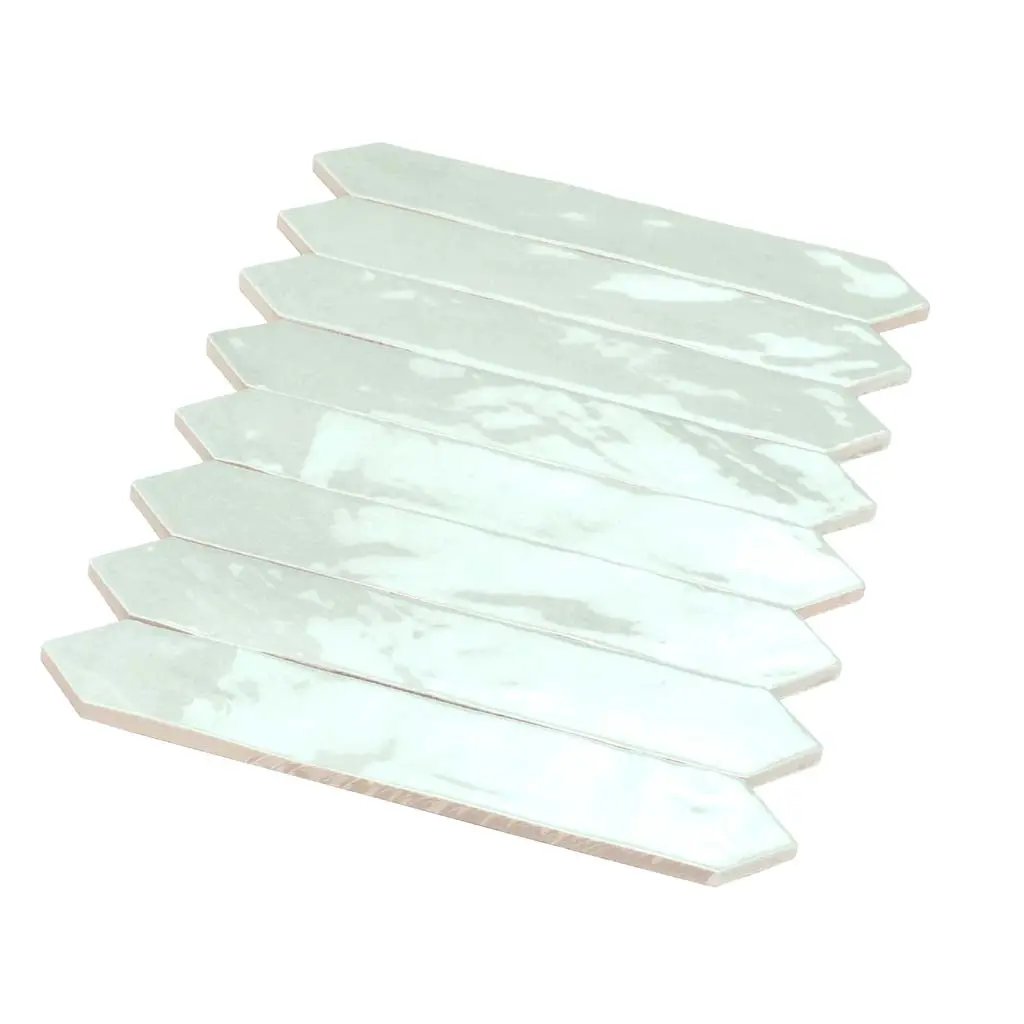 Pistachio Green 2x10 Glossy Picket Ceramic Tile (23 pack, 2.37 sq ft/case) by Apollo Tile