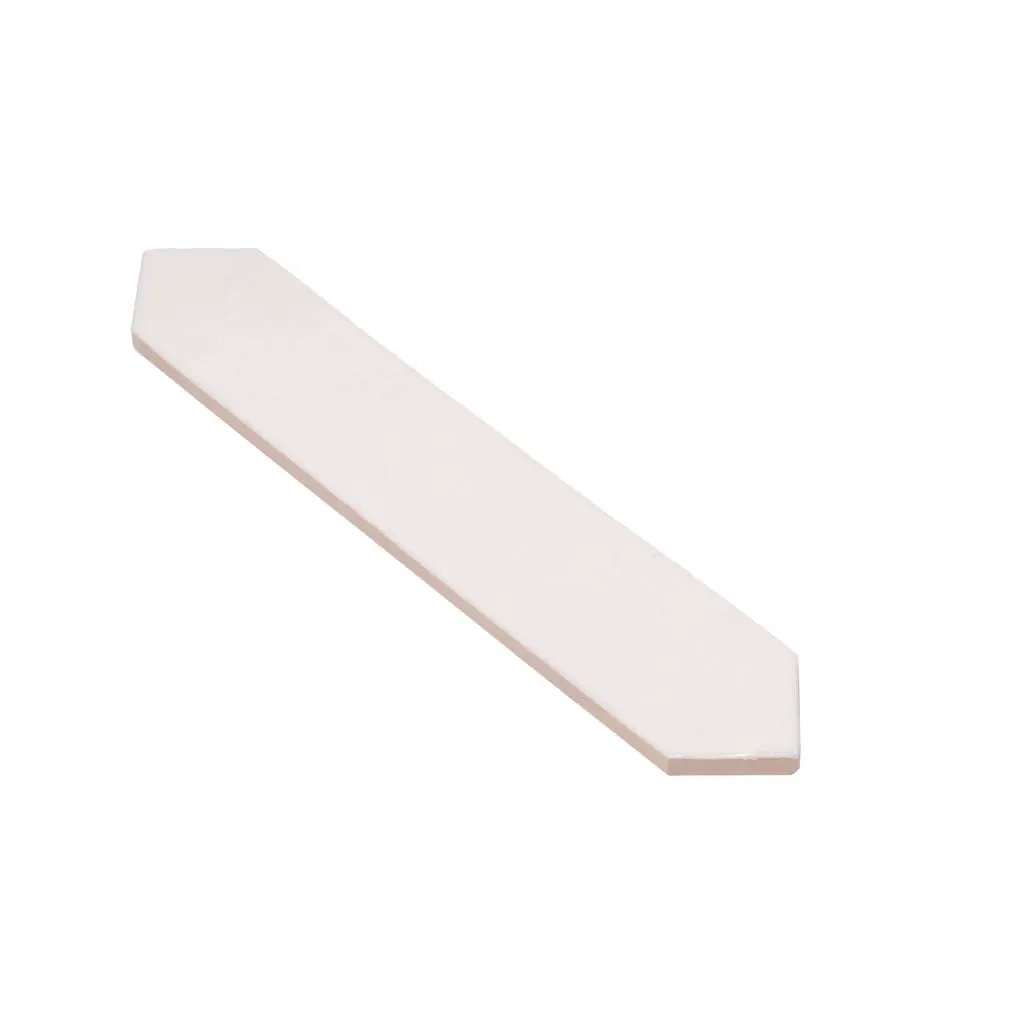 Pearl White 2x10 Glossy Picket Ceramic Tile (23 pack, 2.37 sq ft/case) by Apollo Tile