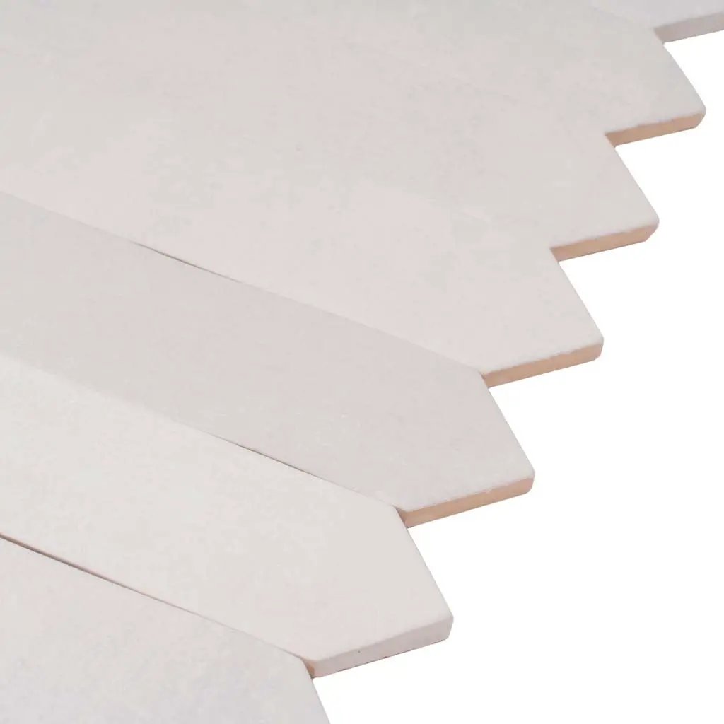 Pearl White 2x10 Matte Picket Ceramic Tile (23 pack, 2.37 sq ft/case) by Apollo Tile