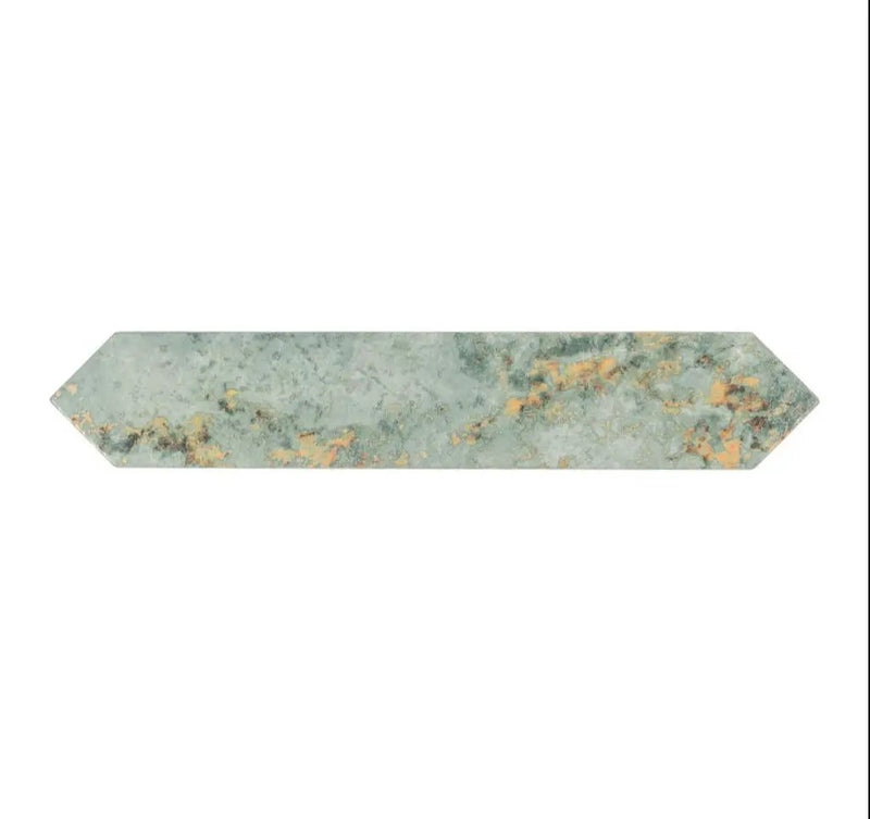 Moss Green 2x10 Glossy Picket Ceramic Tile (23 pack, 2.37 sq ft/case) by Apollo Tile